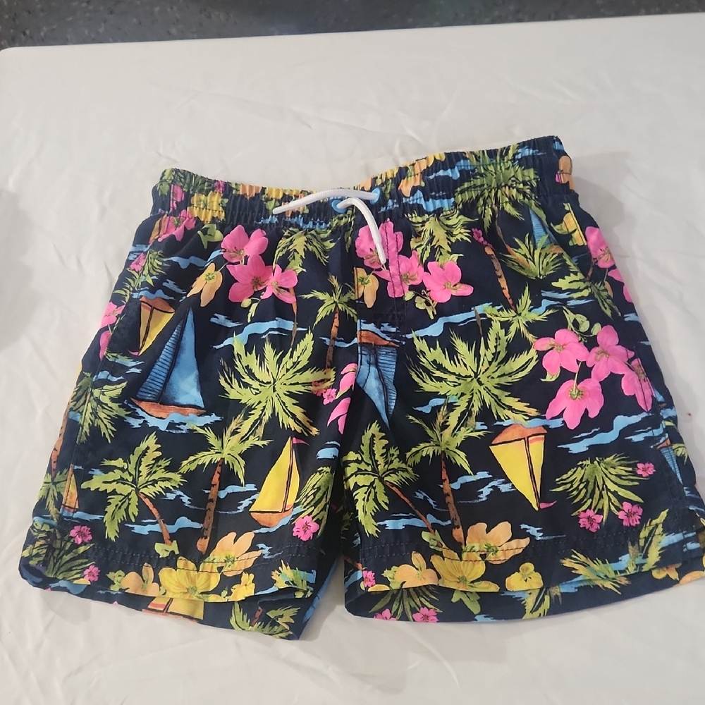 Old Navy Black and Pink Athletic Shorts Quick-Dry Elastic Waist